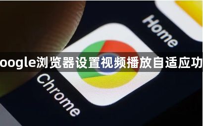 Google浏览器设置视频播放自适应功能1