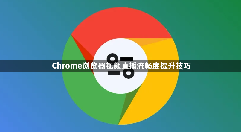 Chrome浏览器视频直播流畅度提升技巧1