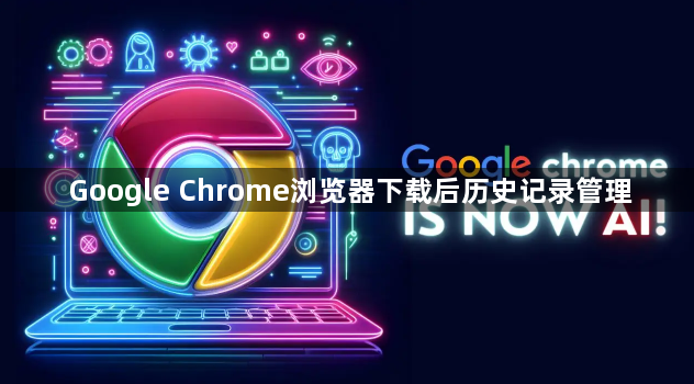 Google Chrome浏览器下载后历史记录管理1