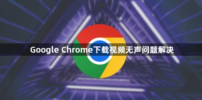Google Chrome下载视频无声问题解决1