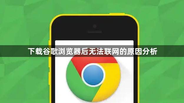 下载谷歌浏览器后无法联网的原因分析1