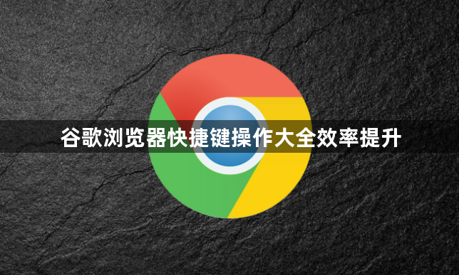 谷歌浏览器快捷键操作大全效率提升1