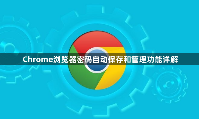 Chrome浏览器密码自动保存和管理功能详解1