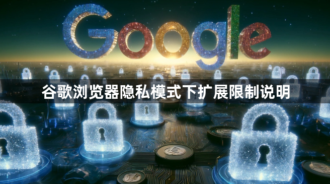 谷歌浏览器隐私模式下扩展限制说明1