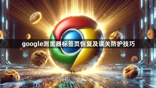 google浏览器标签页恢复及误关防护技巧1