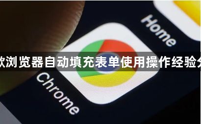 谷歌浏览器自动填充表单使用操作经验分享1