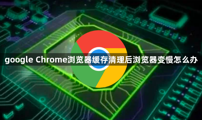 google Chrome浏览器缓存清理后浏览器变慢怎么办1