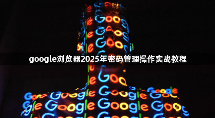 google浏览器2025年密码管理操作实战教程1