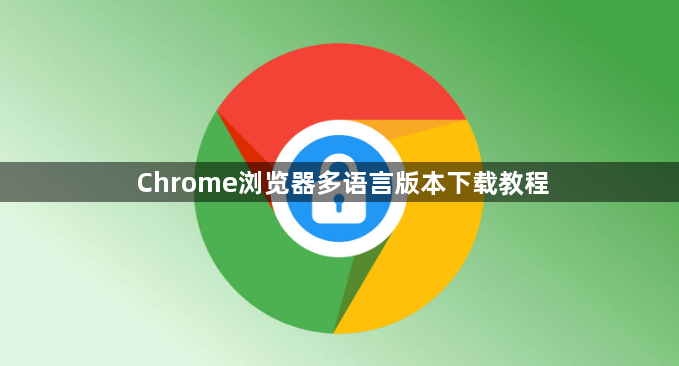 Chrome浏览器多语言版本下载教程1