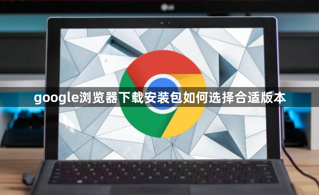 google浏览器下载安装包如何选择合适版本1