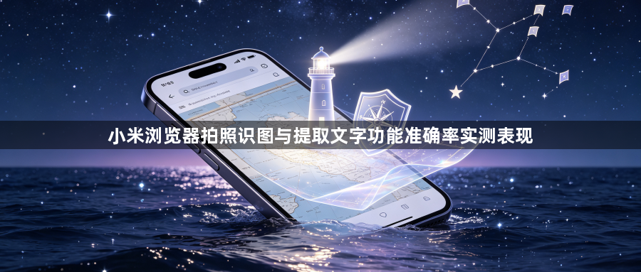 小米浏览器拍照识图与提取文字功能准确率实测表现1