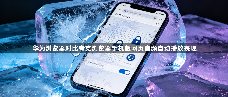 华为浏览器对比夸克浏览器手机版网页音频自动播放表现1