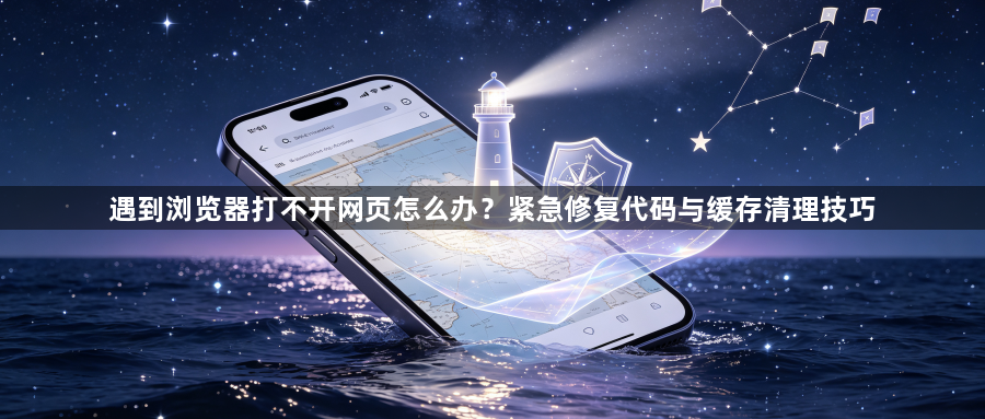 遇到浏览器打不开网页怎么办？紧急修复代码与缓存清理技巧1