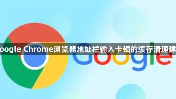 Google Chrome浏览器地址栏输入卡顿的缓存清理建议1