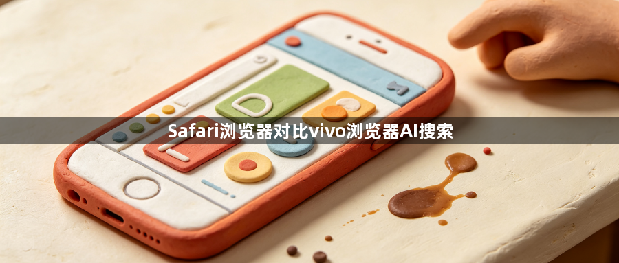 Safari浏览器对比vivo浏览器AI搜索1