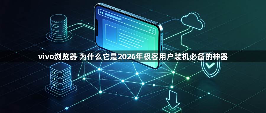 vivo浏览器 为什么它是2026年极客用户装机必备的神器1