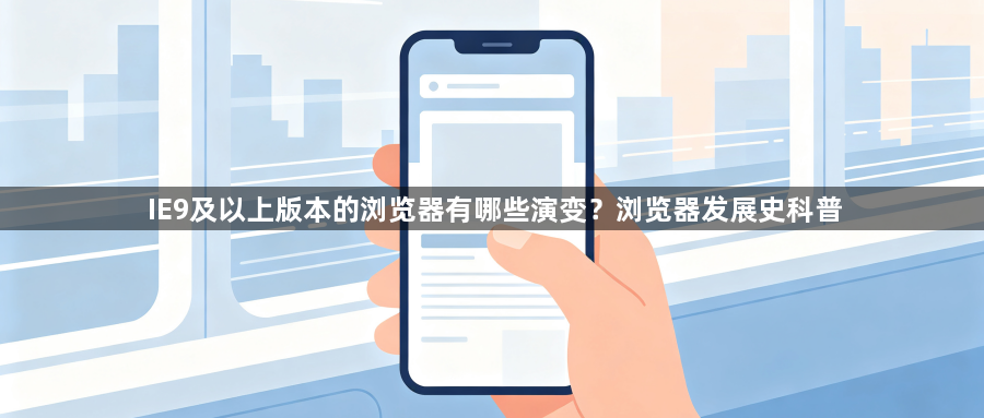IE9及以上版本的浏览器有哪些演变？浏览器发展史科普1