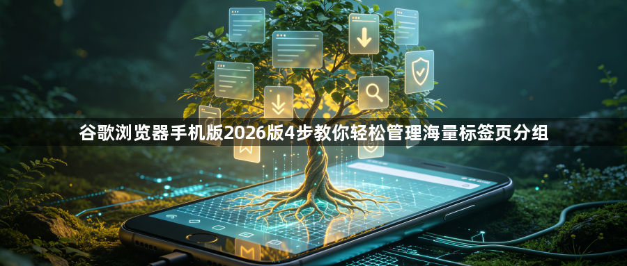 谷歌浏览器手机版2026版4步教你轻松管理海量标签页分组1